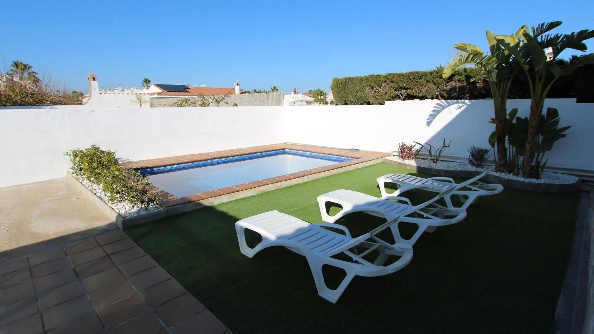 Casa Familiar Con Piscina Privada Y Wifi, Cerca Del Mar, Aire Acondicionado, Mascotas Y Playa Para Perros. - Es-184-1 Riumar